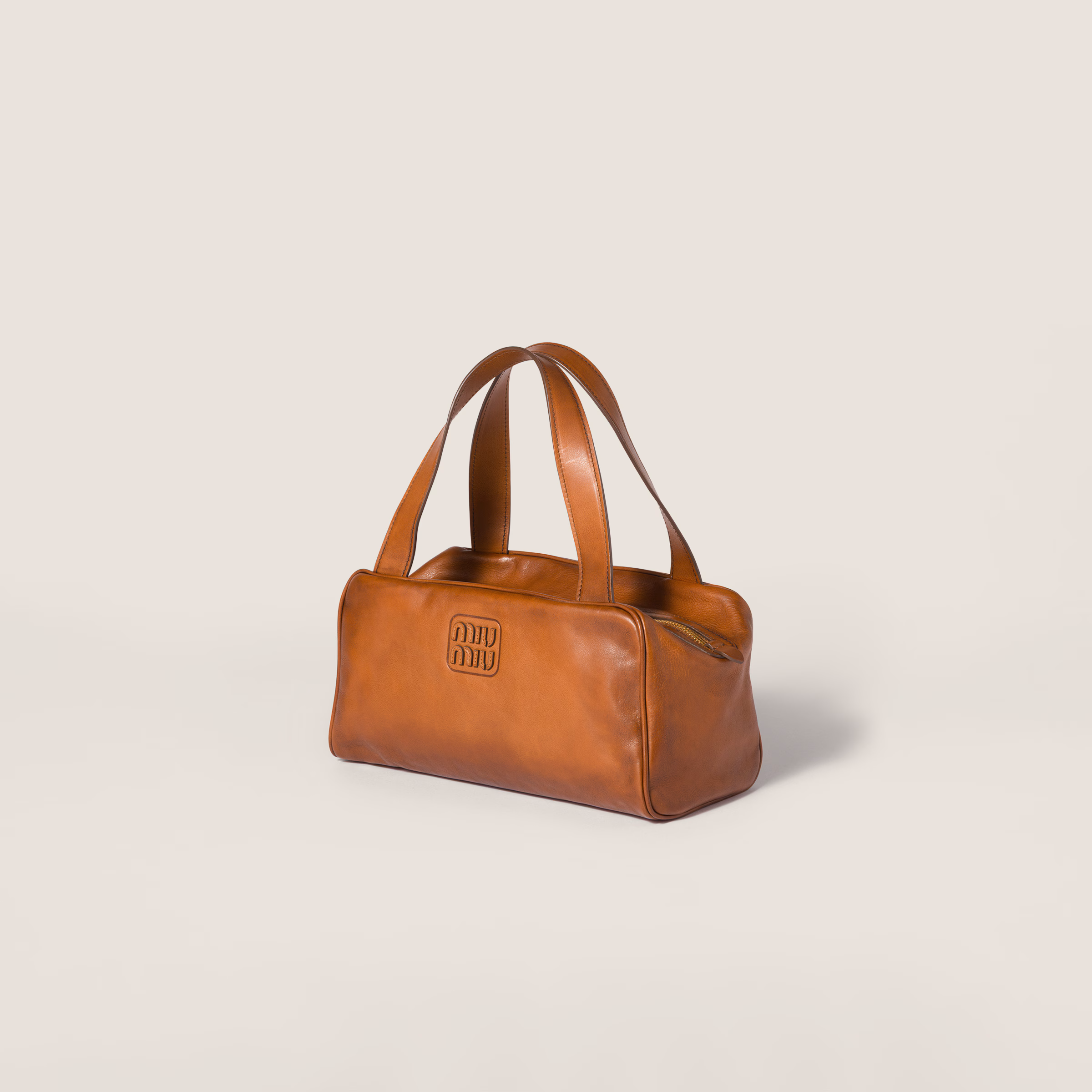 MIUMIU Leather top-handle bag - LuxuryEva