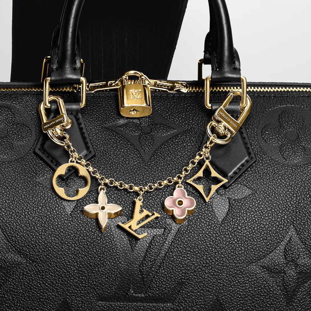 LV Fleur de Monogram Bag Charm Chain M01413 - LuxuryEva