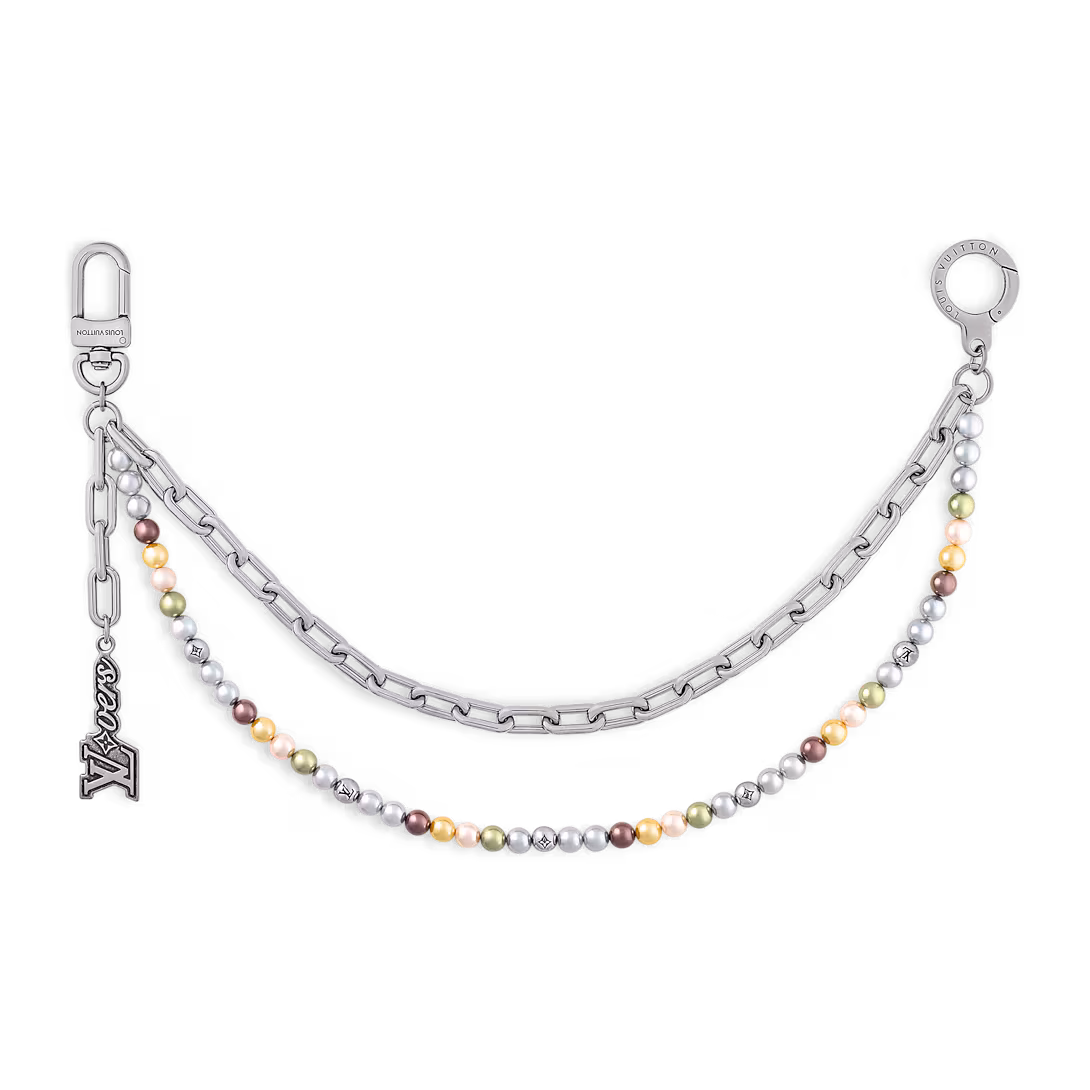 LV Pearls Chain Belt and Bag Charm M02293 - LuxuryEva