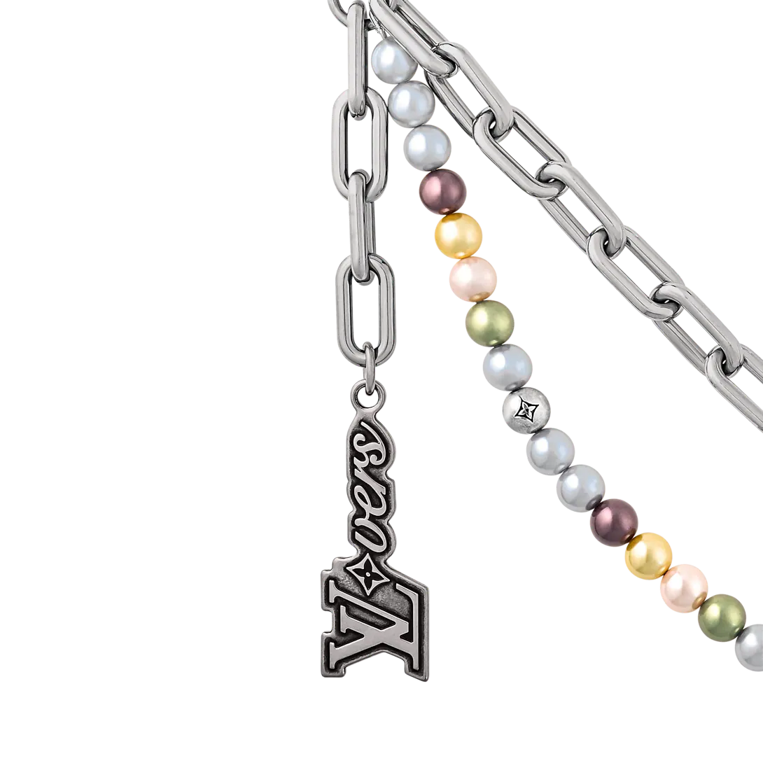 LV Pearls Chain Belt and Bag Charm M02293 - LuxuryEva