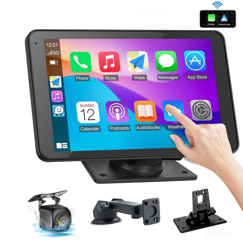 【PASLDA】Christmas Gift ：2025 Upgraded Wireless CarPlay Screen for Andriod & Iphone : The Ultimate Portable Car Play Adapter for Seamless In-Car Entertainment TikTokShopBlackFriday - Dvvgowev