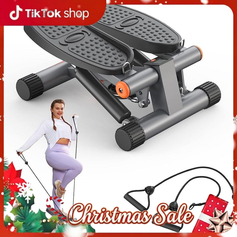 Niceday Stair Stepper for Exercise,Compact Hydraulic Stepper for Effective Cardio & Leg Workouts, Home Gym & Office Use, LCD Monitor, 300LB Weight Limit - Dvvgowev