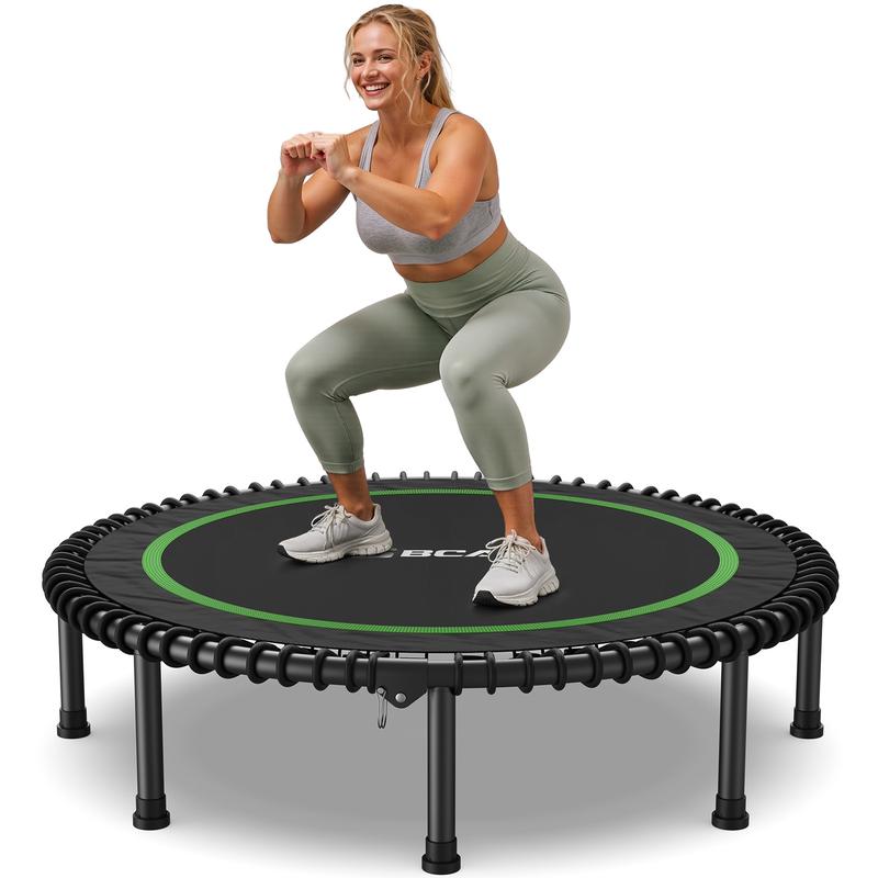 BCAN 550 LBS Foldable Mini Trampoline, 48