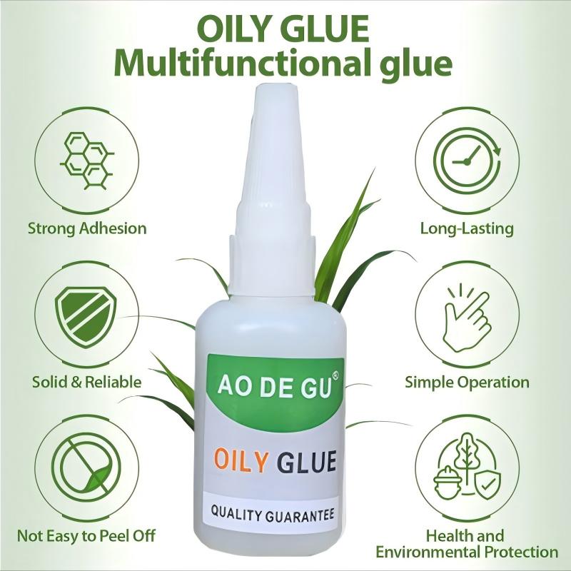 Upgrade to Large Capacity Welding High Strength Oily Glue,Universal Super Glue,Strong Plastic Glue Fast Repair and Curing for Metals,Plastics,with Anti Clog Cap, Strong Adhesive Waterproof Adhesive for Faux Leather,Metals,Wood,Plastics,Rubber floorin - Dvvgowev