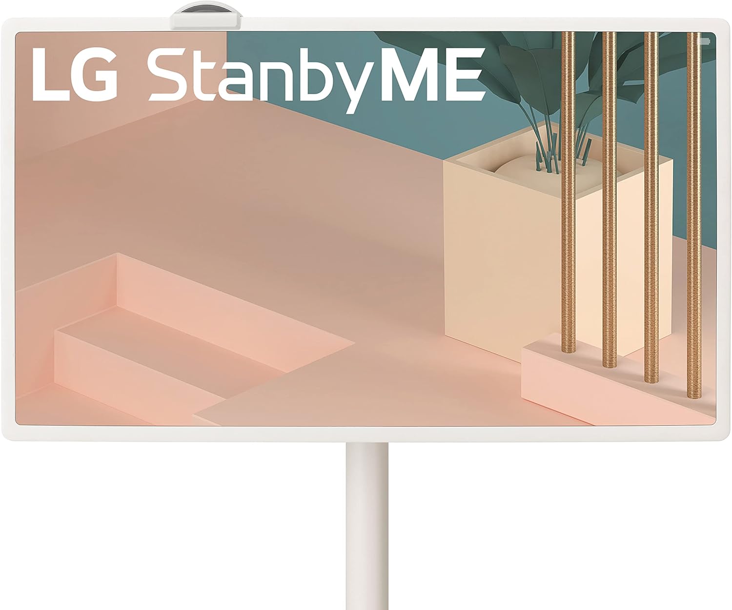 LG 27-Inch Class StanbyMe 1080p-Portable Touch-Screen-Monitor 27ART10AKPL, Built-in Battery, Full Swivel Rotation, 60Hz Refresh Rate, Calming Beige - Dvvgowev