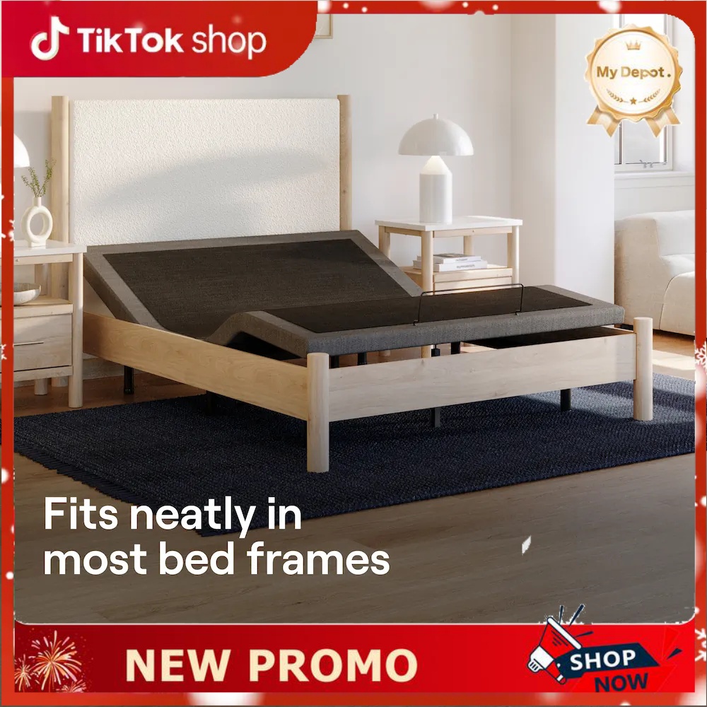 Premier Adjustable Bed & Mattress Bundle – Ultimate Smart Sleep System - Dvvgowev