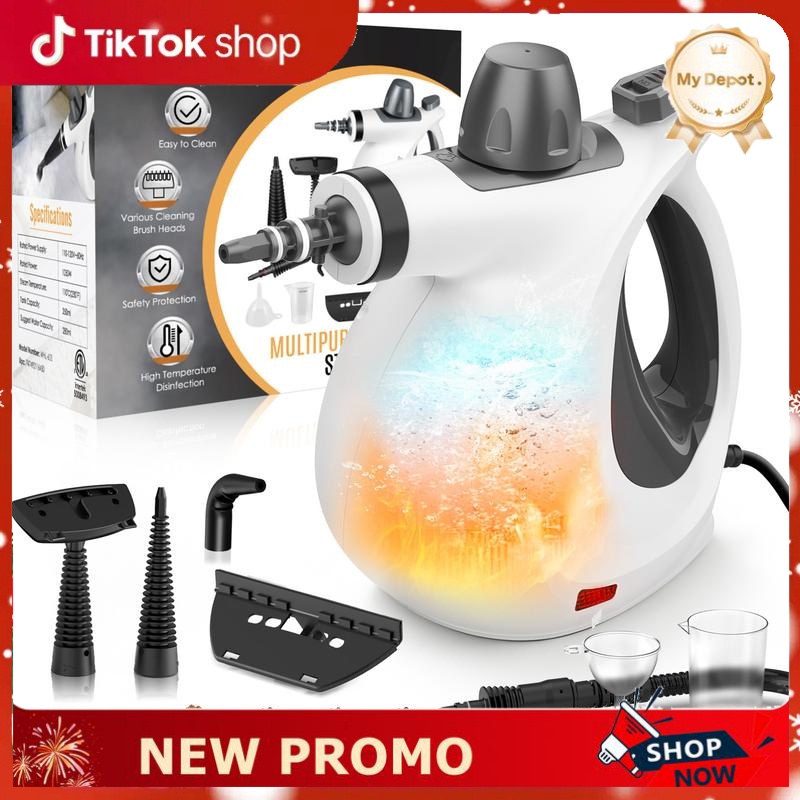 Powerful Handheld Steam Cleaner 🔥 Chemical-Free Deep Clean in Minutes - Dvvgowev