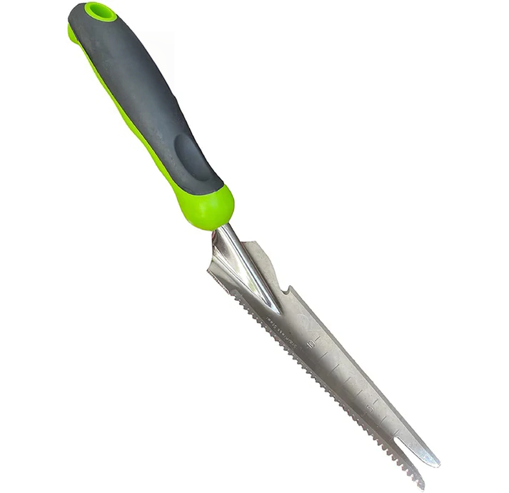 Stainless Steel 5-in-1 Garden Weeder Trowel